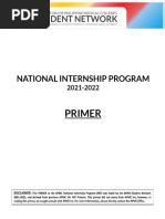 Apmc National Internship Program Primer .